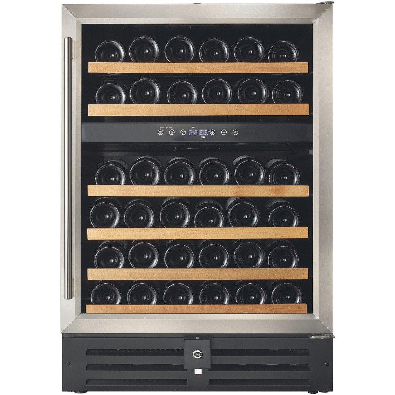 Smith & Hanks 46 Bottle Dual Zone Wine Cooler (RW145DR)