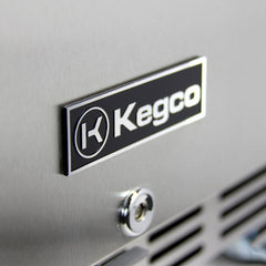 Kegco 24" Wide Cold Brew Coffee Single Tap All Stainless Steel Outdoor Built-In Right Hinge Kegerator (ICHK38SSU-1)