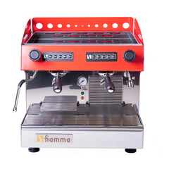 Fiamma Caravel 2-Group Espresso Machine Black & Red (CARAVEL 2CV)