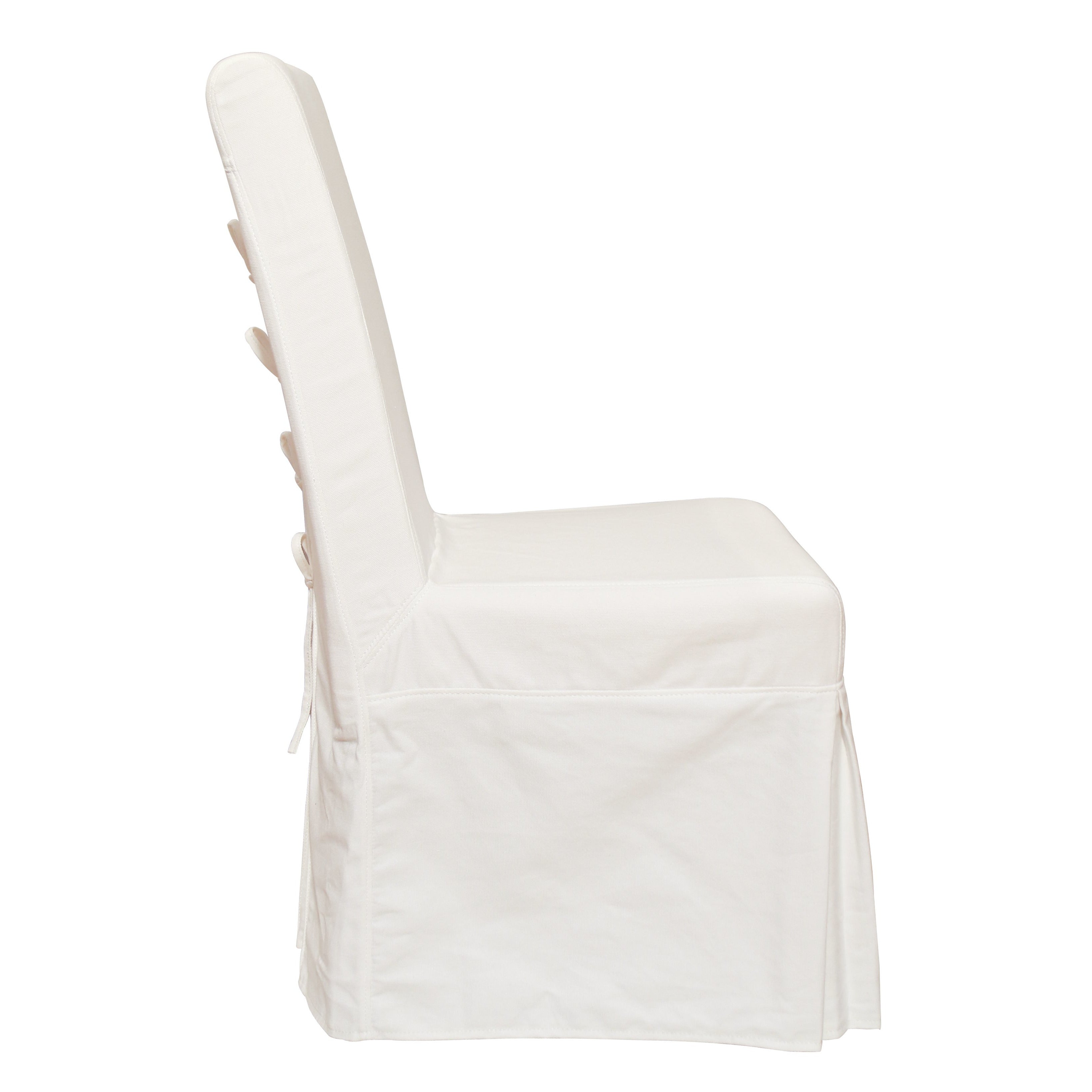 Padma's Plantation Pacific Beach Dining Chair - Sunbleached White (PCB12-SBW)