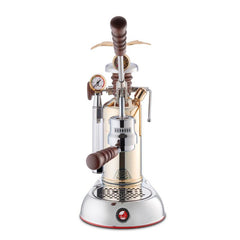 La Pavoni Competente Chrome/Brass Esperto 16 Cup Espresso Machine (ESPCO-16)