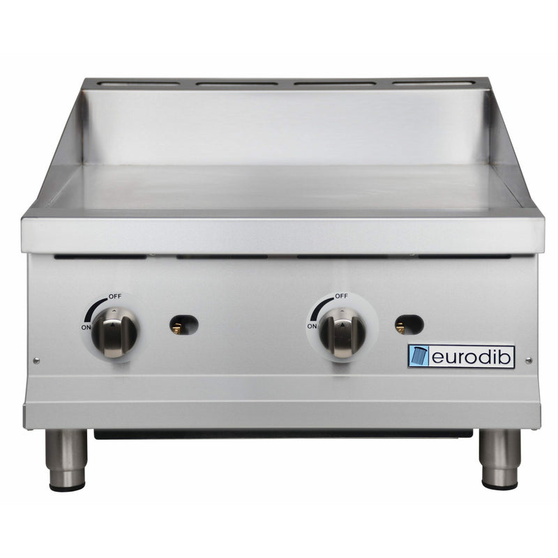 Eurodib 24'' Natural Gas Griddle with Manual Control (T G24)