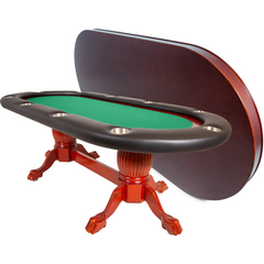 BBO Elite 94" Sunken Playing Surface Mahogany Poker Table (2BBO-ELTM)