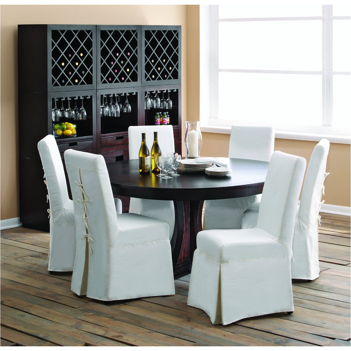 Padma's Plantation Pacific Beach Dining Chair - Sunbleached White (PCB12-SBW)