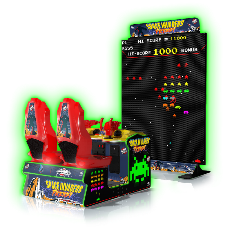 Raw Thrills Space Invaders Arcade Game (SPACEI-ARC)