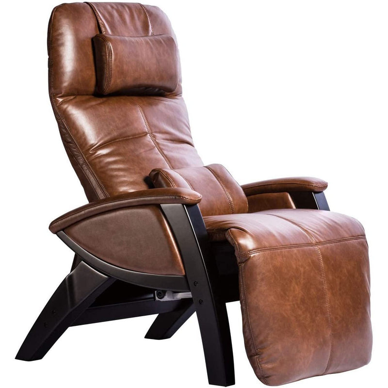 Svago ZGR Plus Cognac/ Black Wood Zero Gravity Recliner (SV395-86-BL)